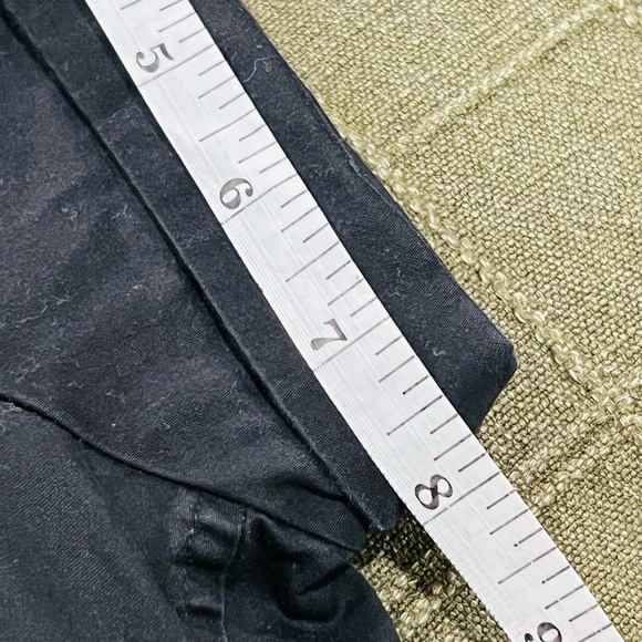 J Crew Short Sleeve Cotton Shirt Dress in Bkack - Picture 9 of 13